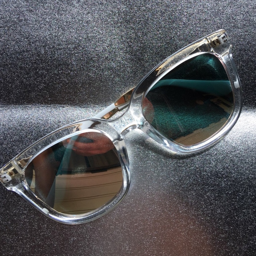 Clear frame sunglasses